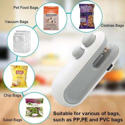 SnapSeal Mini Handheld Bag Sealer